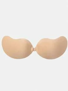 2/1 Pair Invisible Strapless Adhesive Bra: Sexy Silicone Breast Petals, Suitable For Camisole Dresses, Wedding Gowns. Enhances Small Bust, Reveals Fuller Bust Shape. Invisible Mango Cup Bra Inserts - Multicolor - View 10