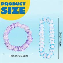 1-100 chiếc Vòng cổ vòng hoa Hawaii Chủ đề hoa Hawaii nhiệt đới Tiệc ủng hộ Băng đô Ngày lễ Đám cưới Bãi biển Trang trí sinh nhật Đồ dùng tiệc Vòng hoa Băng đô Ngày lễ Đám cưới Bãi biển Trang trí sinh nhật (Màu ngẫu nhiên) - Nhiều màu - Xem 7