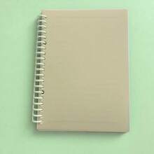 Customizable DIY Clip-On Loose-Leaf Notebook, Schedule Planner, Self-Discipline Time Log Loose-Leaf Notebook, Windless Portable Accounting Notebook, Spiral Notebook, Thick Dot Grid Paper, Macaron Transparent Hard Cover, Suitable For Bullet Journaling - Multicolor - View 14