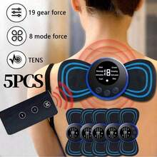 电动颈部按摩器、EMS颈部拉伸器、颈部按摩贴片、脉冲肌肉刺激器、身体按摩器