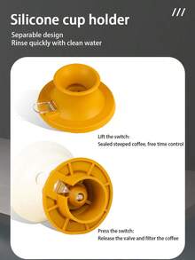 Ceramic V-Shaped Pour Over Coffee Dripper, Hand Drip Coffee Filter Maker - Ceramic Smart Cup - View 8