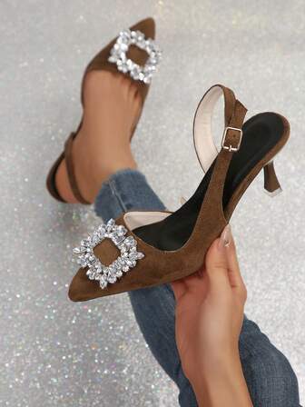 Ținută de birou cu cataramă din material boem strălucitor, de vară, din material boem