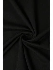 Olive Army Casual Graphic T-Shirt - Black With Bold FIND OUT Graffiti Print, Geometric Pattern, Regular Fit, Machine Washable, All-Season Comfort, Military Women T Shirts - 黑色 - 查看 4