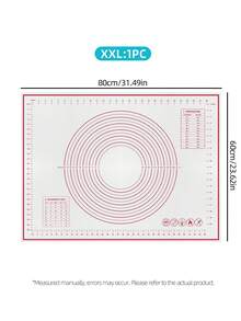 1 件装多功能防滑揉面垫，带刻度，可擀面、烘焙，适用于面包、饺子、蛋糕等，是节日派对、家庭厨房、圣诞节、复活节、感恩节、情人节的理想之选。 - - - 查看 14