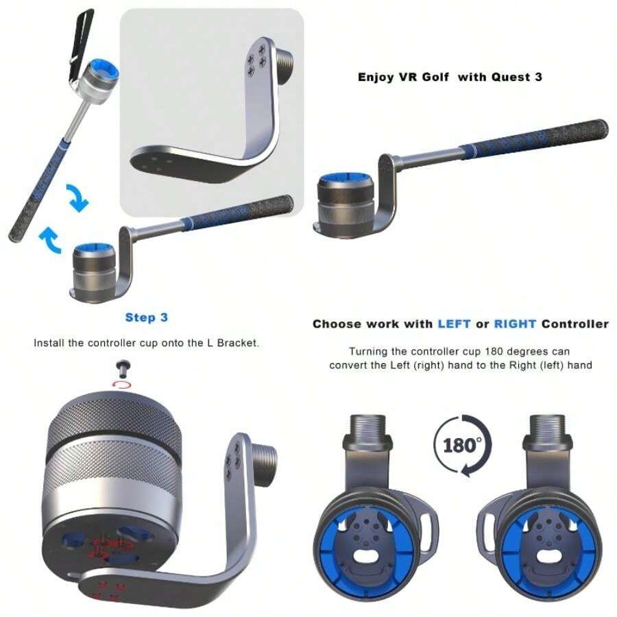 Golf Shaft - Plateado - View 1