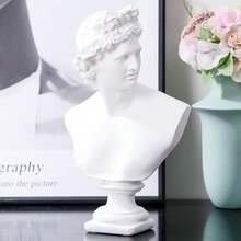 Miduu 11.8" Classic Greek Venus De Milo Bust Statue Resin Roman Godd Of Love And Beauty Sculpture Figurine For Home Décor Large Antique - 大衛 - 查看 6