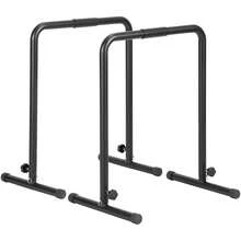 Dip-Stangen Dip-Ständer-Station mit Einstellbarer Höhe, 200 kg Fitness-Workout-Dip-Stangen-Station, Stabilisator, Parallette-Liegestützständer, Parallelbarren Krafttraining im Heim-Fitnessstudio - Parallelbarren mit abgerundeten Ecken, 114 cm, unabhängig - Übersicht 8