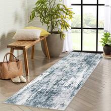 Techigher Area Rugs For Living Room,Non Slip Carpet,Vintage Area Rug,Washable Short Pile Runner Rug,Floor Mat For Bedroom Kitchen Hallway Office Decor - blue 80*150cm - View 8