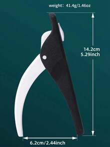 1/3/4pcs Upgraded Anti-Splatter Nail Clipper, French Nail Extension U-Shaped DIY Nail Trimmer, Nail Care Tool For Foot, Hand, And Nail Maintenance, Fragrance-Free - Multicolor - View 8