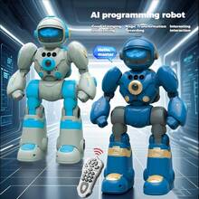 一套儿童智能手势感应机器人，AI语音对话机器人，多功能儿童编程机器人，具备唱歌、跳舞、语音对话功能，声控机器人，拥有人工智能语音功能，可跳舞、唱歌和手势感应，专为儿童设计的互动式舞蹈编程机器人玩具，儿童互动玩具，儿童礼物 - 手勢機器人 - 查看 6