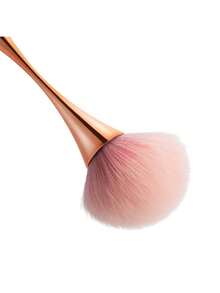 1pc Slim Waist Makeup Brush Set, Includes Powder Brush, Blush Brush, Nail Dust Brush, Multi-Purpose Makeup Brush, Large Powder Brush, Evenly Applies Cosmetics Without Clogging, Easy To Clean, Suitable For Women Highlighter Facial Makeup,Giveaways - Rose Gold - View 5