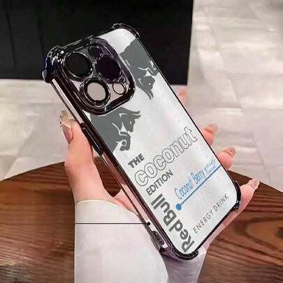 Red Bull Coconut Limited Edition Energy Drink Gives You Wiiings Sports Fuel Your Day Bold Powerful Design For IPhone 16/15/14/13/12/11 Xs Pro Max Plus Phone Case Cover Tify Luxury Drop Anti Shockproof Retro Casual Styles Gift 07v-I106,Suitable For IPhone 17 Air