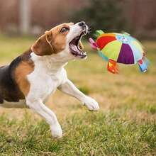 1 szt. pluszowa piszcząca zabawka dla psa, interaktywna zabawka do gryzienia z zabawnymi dźwiękami, odpowiednia do szkolenia i zabawy, miękki materiał, odpowiednia dla małych/średnich/dużych psów, słodka zabawka dla zwierząt z kreskówkową kreskówką, zabawka dla psa, pluszowa piszcząca interaktywna zabawka dla psa, odporna na gryzienie, rekwizyt do szkolenia psów (wysyłany losowo)