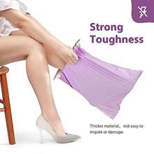 Fuxury 25 Pcs Poly Mailers 17.7 X 22" XL Shipping Bags For Clothing Strong Adhesive Shipping Mailing Envelopes Large Self-Sealing Polymailer For Small Business White #10 - 白色+24x24吋 100個 - 查看 5