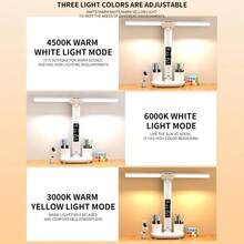 College Dormitory Study Desk Lamp Eye Protection Plug-In Bedside Lamp Reading And Multi-Functional Pen Holder Lamp For Bedside Cabinet And Desk, Protects Eyes - 3 Colors Of Light - View 5