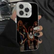 Y Justicia para Todos Funda de Teléfono 17, 16, 15, 14, 13, 12, 11, Pro, Max, Plus, M-Meta_llicaes Anti-Caída Gris Plata Mate - Z2 - Ver 8