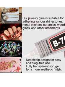 50ml B7000 Jewelry Glue, Strong Adhesive For DIY Handcraft Diamond Inlay Earring Pendant