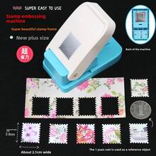 新款印章边框DIY打孔器印章形状工艺打孔器压花机圆形孔打孔器齿状打孔器压花