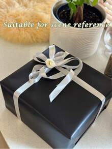 1 cuộn ruy băng satin màu kem dài 20m, ruy băng trang trí dùng để đóng gói bó hoa, trang trí tiệc Valentine, làm nơ, vòng hoa, đám cưới, trang trí nhà cửa. Có các khổ rộng 1cm/1.5cm/2cm/2.5cm/4cm. - Màu be - Xem 8