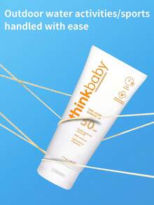 Thinkbaby 广谱高倍防晒儿童防晒霜，1瓶，177毫升，SPF50+，氧化锌物理防晒配方，防水防汗80分钟，适合6个月以上敏感肌肤儿童