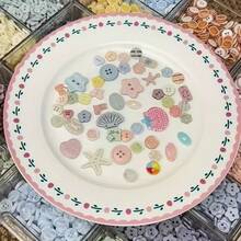 20pcs Assorted Colorful Buttons Set, Suitable For DIY Clothing, Sweaters And Crafts Decoration (Random Styles)