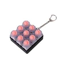 1个手指减压钥匙扣玩具，感官钥匙扣玩具，指尖玩具，减压手指玩具，爱好收藏派对用品，青少年创意玩具，青少年减压玩具（颜色随机） - 彩色 - 查看 15