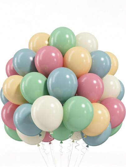 25/50pcs Pink Latex Party Balloons -12 Inch Round Helium Powder Blusher Pink Rose Pink Balloons For Birthday, Wedding Anniversary, Bohemian Theme Party Decoration Visit Bezente Store