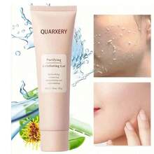 QUARXERY Esfoliante Facial, Esfoliante Corporal, Gel de Limpeza Facial - Gel Exfoliante Purificante , Reduce Poros y Elimina Suciedad para Todo Tipo de Piel - Rosa chiclete - Visão 2