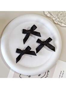 Presilhas de Cabelo com Laço Fofas, Acessórios de Cabelo Mini Clipe de Jacaré com Fita Colorida de Bailarina, Presilhas de Garra, Grampos de Cabelo, Barras de Cabelo