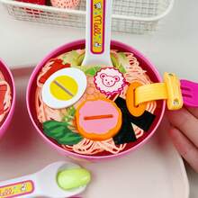1pc Ramen Feeding Toy Game - Perfect Gift For Boys, Girls, Birthday, Easter, Christmas, Halloween, Thanksgiving - Interactive Feeding Game With Spoon And Fork, Role Play Toy, Material, Sensory Game, Suitable For Pet Lovers Simulated Feeding Toy, Fun Pet Feeding Toy, Holiday Shoppers, Toy Enthusiasts, Pretend Feeding Toy - Multicolor - View 12