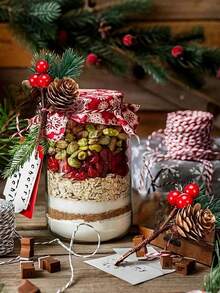 20/1件装红色浆果枝条，松果花，人造圣诞松果浆果花环，仿真红色浆果枝条绿植，塑料圣诞树枝，适用于工艺品、壁炉、酒吧、派对、节日装饰、婚礼派对用品、厨房餐桌装饰、情人节礼物、家居装饰、圣诞装饰、房间装饰、圣诞树装饰品 - 紅色 - 查看 7