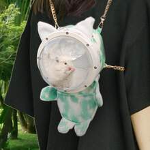Pet Backpack - Green - View 7