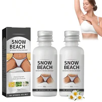 lbyNuevo modelo para 2025 2 paquetes de crema blanca como la nieve adecuada para pieles oscuras crema iluminadora para áreas privadas18