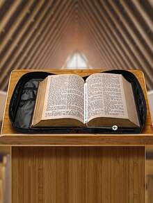 Inspirational Bible Bag,With Letters Pink Pray Printed On It,Bible Cover, Bible Holder, Hand-Held Storage Bag, Standard Size Bible Bag With Zipper And Pocket, Used For Bible Learning, Bible Cover, Letter Bible Box, Hand-Held Bible Bag,Multiple Pockets For Phone, Earphones & Essentials,Suitable For Men And Women,Ideal For Bible Study & Special Occasions(Black) (Zipper Position Randomly)