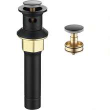 Zatyczka odpływowa ze stali nierdzewnej, antyzapachowa i zapobiegająca przeciekaniu, uniwersalne akcesoria do odpływów umywalek łazienkowych do domu i hotelu - Pojedynczy - Zobacz 8