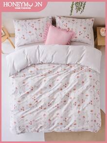 1pc Romantic French Ruffle Quilted Envelope Pillow Cover (Pillow Insert Not Included), Exquisite Romantic Decorative Pillow Sham For Bedroom/Dorm/Sofa/Lounge Chair, Gift For Loved Ones, Oeko-Tex Certified - Pink - View 2