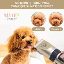 1 Pieza Cuchilla De Afeitar Recargable Para Mascotas, MáQuina De Afeitar EléCtrica Para Mascotas, Recortador Y Cortadora De Pelo Para Perros Y Gatos, MáQuina De Afeitar Recargable Para Mascotas, Kit De Aseo Para Perros Y Gatos Con 4 Peines GuíA, Recortadora De Bajo Calor Y Baja VibracióN Para Un Corte De UñAs, Pelaje Y Cabello Sin EstréS En Casa, Conjunto De Cortapelos EléCtricos Silenciosos Para Aseo De Cabello Para Perros, Gatos, Mascotas - Multicolor - Ver 7