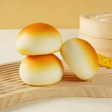 逼真金包捏捏乐模型，食物模型，仿真烤包，面包汉堡食物装饰，解压玩具 - 彩色 - 查看 9