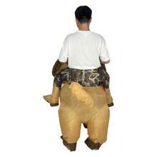 Traje inflable de estilo de perro ciclista para adultos, disfraz de gorila para fiestas, actuaciones y accesorios - Multicolor - Ver 5