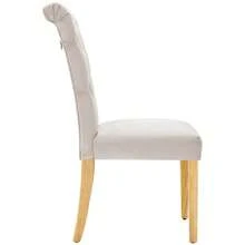 Sillas de comedor - Beige + Terciopelo - Ver 7
