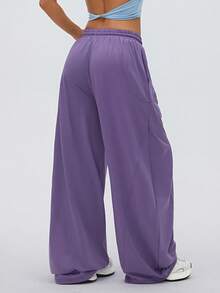 Pantaloni sport casual pentru femei, cu croială lejeră, cu buzunare, versatili pentru activități în aer liber, drumeții, alergare, antrenamente la sală, naveta, potriviți pentru toate anotimpurile