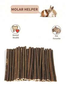 100克 15厘米 柳枝，宠物磨牙玩具，干柳条，适用于仓鼠、兔子和豚鼠，兔子用品，情人节礼物 - 彩色 - 查看 4