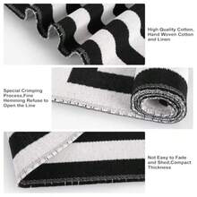 Kitchen Mat & Kitchen Rug - Noir et blanc - Voir 3