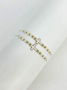 12pcs Set Handmade Adjustable Braided Jesus Cross Bracelet, Christian Religious Jewelry Suitable For Men And Women, Perfect Gift For Baptism, Daily Wear And Spiritual Inspiration - Multicolor - View 10