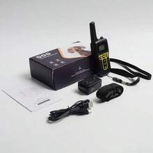 Collar de entrenamiento para perros de 1000m con control remoto, recargable, impermeable, vibración, antiladrido