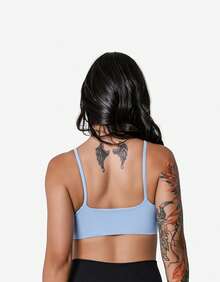 Women Sports Tees & Tanks - Màu xanh nhạt - Xem 4