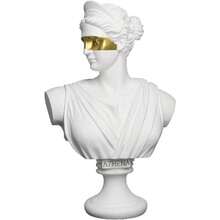 Miduu 11.8" Classic Greek Venus De Milo Bust Statue Resin Roman Godd Of Love And Beauty Sculpture Figurine For Home Décor Large Antique - 安娜面具 - 查看 4