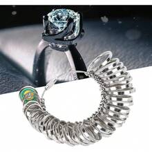 ZJchao Medidor de Anillos, Herramienta de Medición para Tamaños de Anillos, Accesorios Prácticos para Fabricantes de Joyas y Talleristas, para Ajuste y Diseño de Joyería - 1 - Ver 6