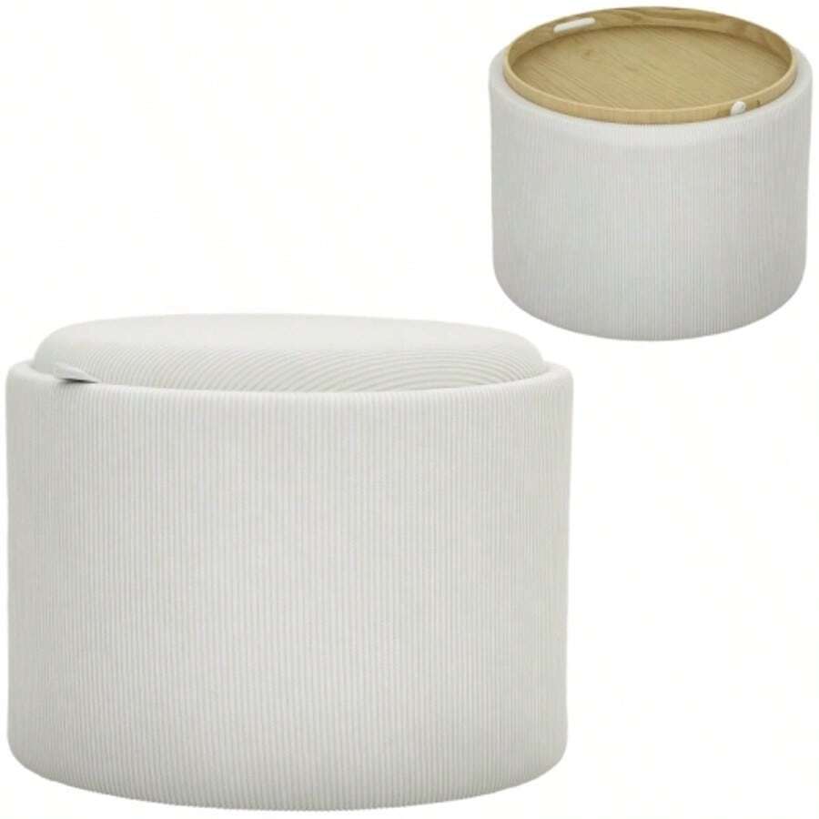Storage Benches & Ottomans - White - View 1