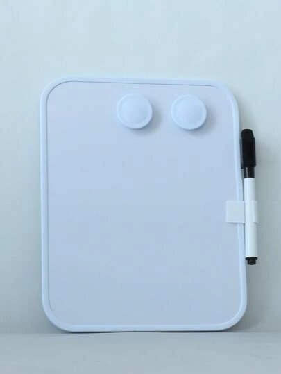 6" X 8" Magnetic Whiteboard With White Frame, Includes Marker Pen And 2 Magnets - Small Dry Erase Board For School Lockers, Classrooms, Home, Office, Travel